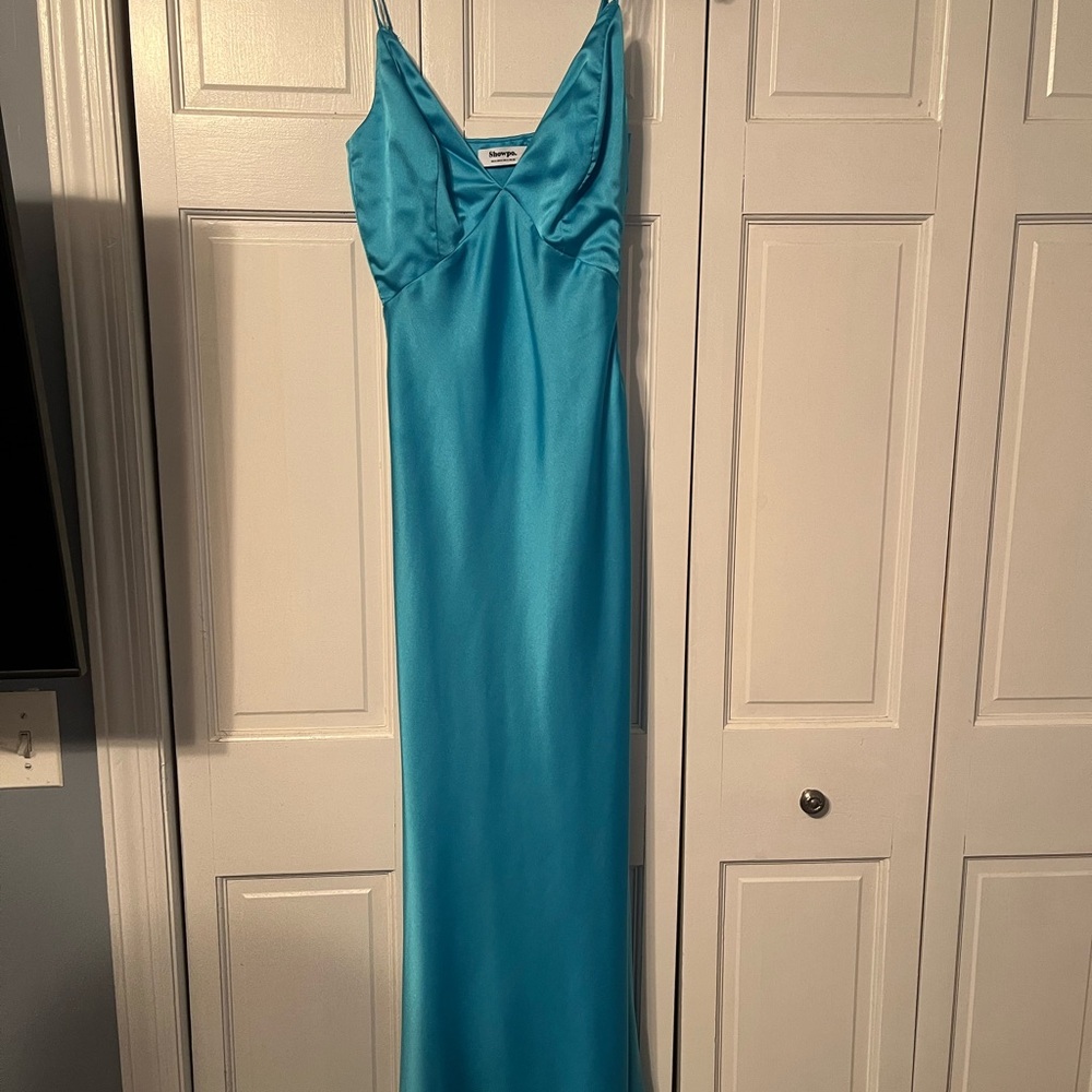 Showpo Teal Maxi Dress